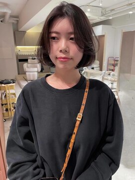 カイラ(KAILA) 【KAILA】フレンチボブ　　ぷつっとボブ　透明感カラー　◇奥村