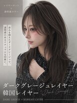 エトワ 新宿三丁目店(ETOWA)&nbsp;赤みを抑えて透け感のあるダークグレージュレイヤー☆