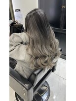 ヘアーデザイン ジェルム(Hair Design germe)&nbsp;外国人風筋感カラー #しのだスペシャル