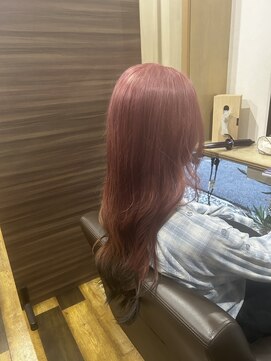 アレッタヘアーサロン(ALETTA HAIR SALON) pink × black