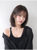 顔まわりレイヤー×韓国ボブ