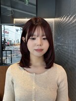 チャンネル(channel) 【今っぽ韓国ヘア】暖色ミディアムレイヤー