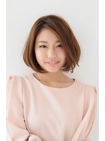 リノ ヘアー デザイン 河原町三条(Lino Hair Design) 【Lino Hair河原町】重軽ボブでフェミニンな大人可愛いを独占♪