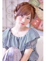 メイズ(MAZE)&nbsp;ショートボブの編みこみアレンジ【メイズ東中野・鍛原志行】