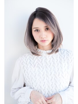 ヘアサロン ガリカ 表参道(hair salon Gallica) バレイヤージュグレージュ+クールボブディ