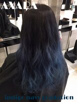 アザラ(AXARA)&nbsp;【 AXARA 海老名 】インディゴ・ネイビー グラデーション