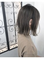 アヴァンス なかもず店(AVANCE.)&nbsp;切りっぱなしロブ×ローライト×ニュアンスボブ×うざバング
