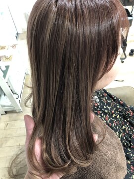 アンフィフォープルコ(AnFye for prco) 【AnFye for prco】艶髪ワンカールベージュカラー