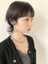 パーク(PARK)&nbsp;大人可愛いグレージュショートマッシュウルフ