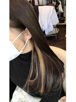 ヘアーサロン ノルテ(Hair Salon NORTE)&nbsp;大人インナーカラー　オリーブアッシュ[津田沼/ヘッドスパ]