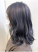 【AMAZING HAIR美沢店/五十嵐】エアリーミディ×ブルーグレー