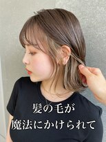 ロンド 表参道店(Lond)&nbsp;フェイスフレーミング/ココアベージュ/ブリーチ/ハイトーン/横浜