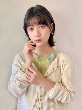 レイラバイアフロート 吉祥寺(Lila by afloat) 耳掛け切りっぱなしボブ/ボブショート/シースルーバング