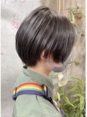 ブリーチ一回ダークグレージュカラー