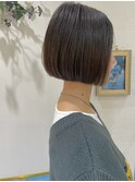 【Lond naitre本田】ラインが綺麗なミニボブ/ペールベージュ