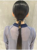 【タイトアレンジ】天神/天神駅/ヘアセット/早朝