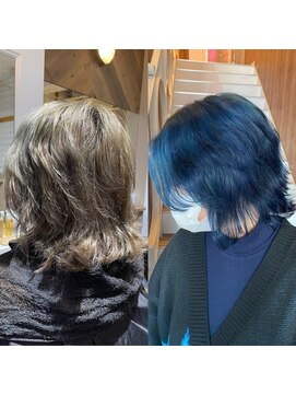 アヴァンス 天王寺店(AVANCE.) コバルトブルー×透明感