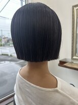 ムートン(Mouton) ぱっつんボブ【髪質改善/縮毛矯正/トステア/インナーカラー