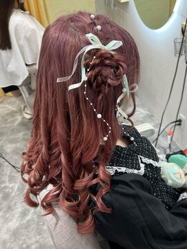 クランルシェ(clan luce) サイドおだんご/心斎橋ヘアセット