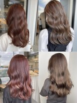 美容室フルール&nbsp;艶感♪髪質改善カラー大人可愛いグレージュ20代30代40代