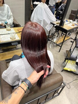 アルカナ 明治神宮前原宿(ARCANA) 切りっぱなしボブ エアリーロング 美髪ピンクブラウン