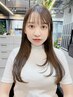 【2回目来店塚本以外】小顔カット×髪質改善縮毛矯正リタッチ　正規￥25850