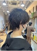 ニュアンスパーマ×ショートヘア