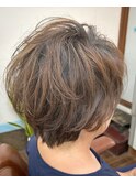 ゆるふわパーマスタイル