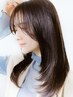 【平日限定♪潤いプラス】カット+ケアカラー+トリートメント [心斎橋