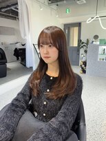 ルモ(Lumo)&nbsp;【MIHO】ミルクティーブラウン×レイヤーカット