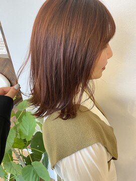 ヘアーデザイン シーベル(HAIR DESIGN SEA BELLE) オレンジベージュ