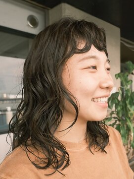 フィルム(FiLMs) セミロングパーマ/カーキーブラウン