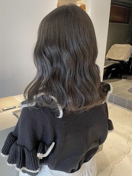 オルチェット(Olu'chette HAIR LIFE) 【深澤】ブリーチ無しオリーブベージュ/初カラー/透明感カラー