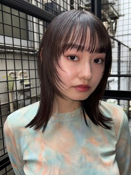 ノイ(noi) 顔周りレイヤーカットくびれヘアミルクティーベージュカラー