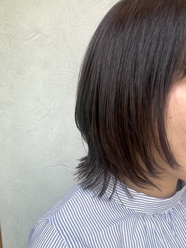 ランプヘアーデザイン(LAMP HAIR DESIGN) 【LAMP HAIR DESIGN堀田】顔まわりレイヤーボブ/アッシュカラー*