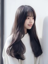 ウル 岡山駅店(ULu.)&nbsp;髪質改善トリートメントブリーチ無し縮毛矯正20代30代前髪長め