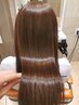 【圧倒的な艶髪ストレートに♪】縮毛矯正＋カット