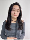 内巻きレイヤーヘア*レイヤーカット*フェイスレイヤー*白髪染め