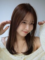 サーカス バイ ビュートリアム 青山(CIRCUS by BEAUTRIUM)&nbsp;ロングレイヤー透明感カラーマロンベージュ青山表参道