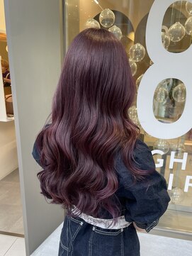 エイトヘアー(8 HAIR) ピンクラベンダー　ピンクカラー　ラベンダーカラー