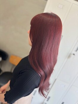 ミット(mitt)の写真/【Premium髪質改善】髪質に合わせた《METEO髪質改善カラー》で、柔らかな質感と透明感ある色味へ*