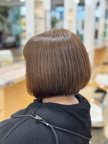 美容室 コーラル&nbsp;お洒落ブラウンボブ
