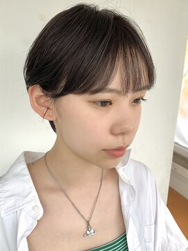 ＋松本ショートカットマッシュショート耳掛けショート