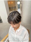 白髪ぼかし/脱白髪染め/白髪染めハイライト/髪質改善