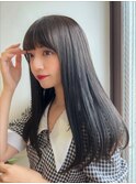 【美髪革命】 Premiumカシミアストレート(縮毛矯正) +白髪ぼかし