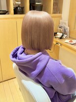 オーガニックエコ 川越(organic+eco)&nbsp;◎20代30代向け！抜け感ハイトーンボブ×切りっぱなし