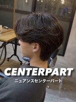 オーバー 町田店(OVER)&nbsp;ニュアンスパーマ×センターパート