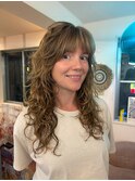 Natural wavy hair
