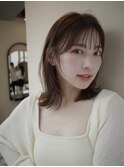 レイヤーカットウルフカットボブグレージュオリーブべージュ