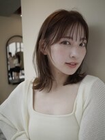ヌヌ 渋谷 原宿 明治神宮前(nunu) レイヤーカットウルフカットボブグレージュオリーブべージュ